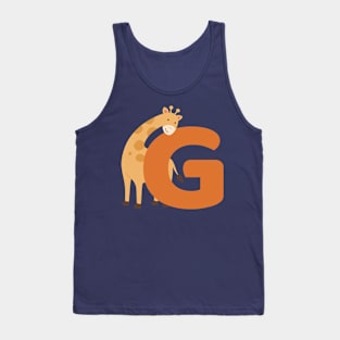 Animal alphabet G Tank Top